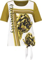 SAMOON Dames T-shirt met print op de voorkant