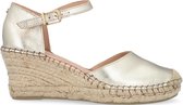 Fred de la Bretoniere 153010257 Espadrilles - Met Sleehak - Dames - Goud - Maat 41