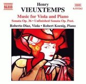 Koenig Diaz - Music For Viola And Piano (CD)