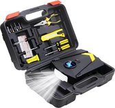 Quali® Auto Compressor - Draagbare Compressor & ToolBOX - 2 in 1 Autobanden Pomp - Elektrische Pomp - Multifunctioneel Gebruik - Ingebouwde LED lamp