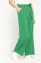 LOLALIZA Losse broek - Groen - Maat 42