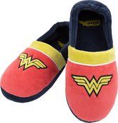 FUNIDELIA Wonder Woman pantoffels voor meisjes - 26-28 - Rood