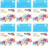 FLWR - Labels / Dymo 99010 / kleur / Geschikt voor Dymo