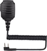 Operio Walkie Talkie - Microfoon - Waterproof Portofoon - Handmicrofoon - Dubbele Kenwood K Plug - Berichten Uitzenden & Ontvangen