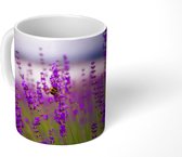 Mok - Lavendel met bij - 350 ML - Beker