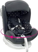 Lorelli Lusso Black Crowns 0-36 kg SPS Isofix 360° Autostoel 1007111-2105