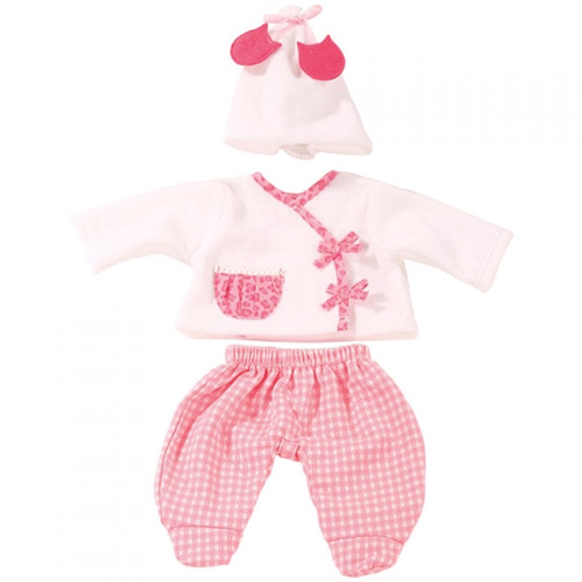 Götz poppenkleding kledingset badstof voor pop van 30-33cm