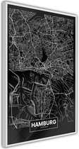 City Map: Hamburg (Dark)