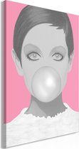 Schilderij - Bubble Gum (1 Part) Vertical.