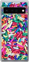 6F hoesje - geschikt voor Google Pixel 6 Pro -  Transparant TPU Case - Sprinkles #ffffff