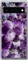 6F hoesje - geschikt voor Google Pixel 6 Pro -  Transparant TPU Case - Purple Geode #ffffff