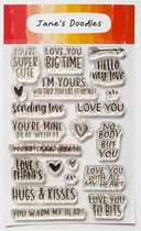 Love You Clear Stamps (JD098)