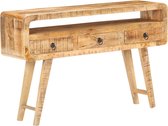 Decoways - Dressoir 120x30x75 cm ruw mangohout