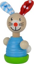 Eichhorn Baby Squeezer Konijn - Houten Rammelaar met geluid