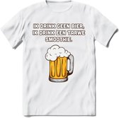 Tarwe Smoothie T-Shirt | Bier Kleding | Feest | Drank | Grappig Verjaardag Cadeau | - Wit - XL