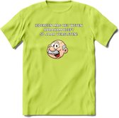 Iedereen mag het weten T-Shirt | Grappig Abraham 50 Jaar Verjaardag Kleding Cadeau | Dames – Heren - Groen - L