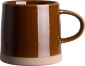 Gusta woodstock koffiemok bruin -  aardewerk - 8,2 centimeter