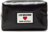 Love Moschino Dames Toilettas Kunstleer - Zwart