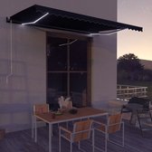 Everest Luifel uittrekbaar met windsensor en LED 600x300 cm antraciet