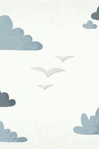 Plexiglas Schilderij Born to be Free Vogels - Wanddecoratie - Kinderkamer - Babykamer
