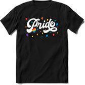 Pride T-Shirt | Grappig LHBTIQ+ / LGBTQ / Gay / Homo / Lesbi Cadeau Shirt | Dames - Heren - Unisex | Tshirt Kleding Kado | - Zwart - L