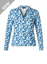 ES&SY Naniek Jersey Shirt - Steel Blue/White - maat 46