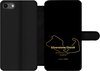 foto van Bookcase iPhone 7 telefoonhoesje - Formule 1 - Circuit - Silverstone - Met vakjes - Wallet case met magneetsluiting