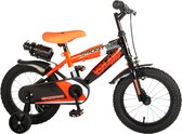 Vélo pour enfants Volare Sportivo - Garçons - 14 pouces - Neon Oranje Zwart - Deux freins à main