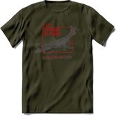 F-101 Vliegtuig T-Shirt | Unisex leger Kleding | Dames - Heren Straaljager shirt | Army F16 | Grappig bouwpakket Cadeau | - Leger Groen - XXL