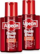 Alpecin Double Effect 2x 200ml | Anti roos en natuurlijke haargroei shampoo | Voorkomt en Vermindert Haaruitval