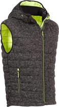 Nine Worths Teddy Hooded Bodywarmer-Donkergrijs-L