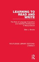 Routledge Library Editions: Literacy - Learning to Read and Write