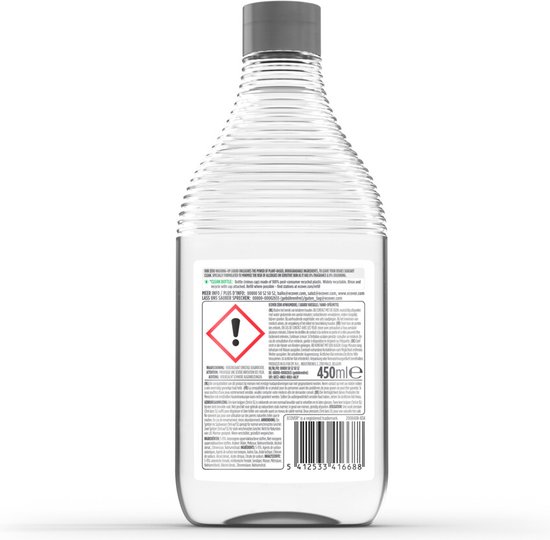 Ecover - Afwasmiddel - ZERO - Voordeelverpakking 8 x 450 ml