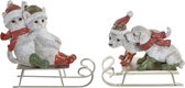 Decoratieve figuren DKD Home Decor Hars (2 pcs) (10 x 5.5 x 10.5 cm)