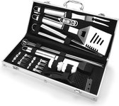 URKDDW 21-delig barbecue set BBQ kit voor mannen papa cadeau