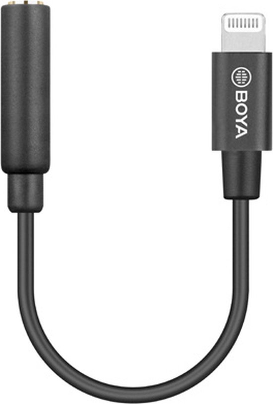 Adaptateur universel Boya BY- K3 3,5 mm TRRS vers Lightning