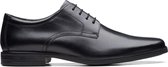 Clarks - Heren schoenen - Howard Walk - G - Zwart - maat 7,5