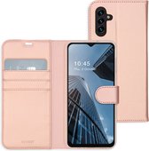 Accezz Wallet Softcase Booktype Samsung Galaxy A13 (5G) hoesje - Rosé Goud