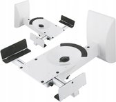Universele Speaker Muurbeugel Set - Luidspreker Muur Ophangysteem - Wand Ophang Steun Beugel - Muurbeugel Draaibaar Kantelbaar - Ophangbeugel - Universeel - Set Van 2 Stuks - Wit