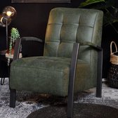 HUUS Fauteuil Thirty - Topkwaliteit fauteuil - Zitting is gemaakt van Stof - 58x81x81 cm