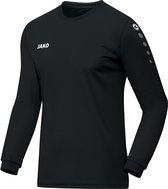 Jako - Shirt Team LS Junior - Voetbalshirts Jako - 152 - Zwart