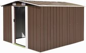 Everest Tuinschuur 257x298x178 cm metaal bruin
