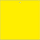 Markeringsplaatje geel, beschrijfbaar, 100 stuks 200 x 200 mm