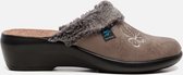 Fly Flot Pantoffels taupe Textiel - Dames - Maat 42