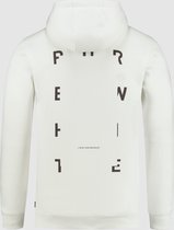 Purewhite -  Heren Slim Fit   Hoodie  - Wit - Maat S