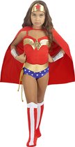 FUNIDELIA Klassiek Wonder Woman-kostuum - 5-6 jaar (110-122 cm)