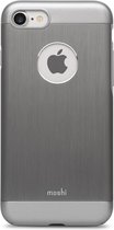 Moshi iGlaze Armour iPhone 7 8 hoesje - Aluminium Grijs