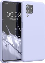 kwmobile telefoonhoesje voor Samsung Galaxy M22 - Hoesje voor smartphone - Back cover in pastel-lavendel