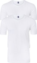 Alan Red - West-Virginia T-shirt V-Hals Wit (2Pack) - Heren - Maat L - Regular-fit