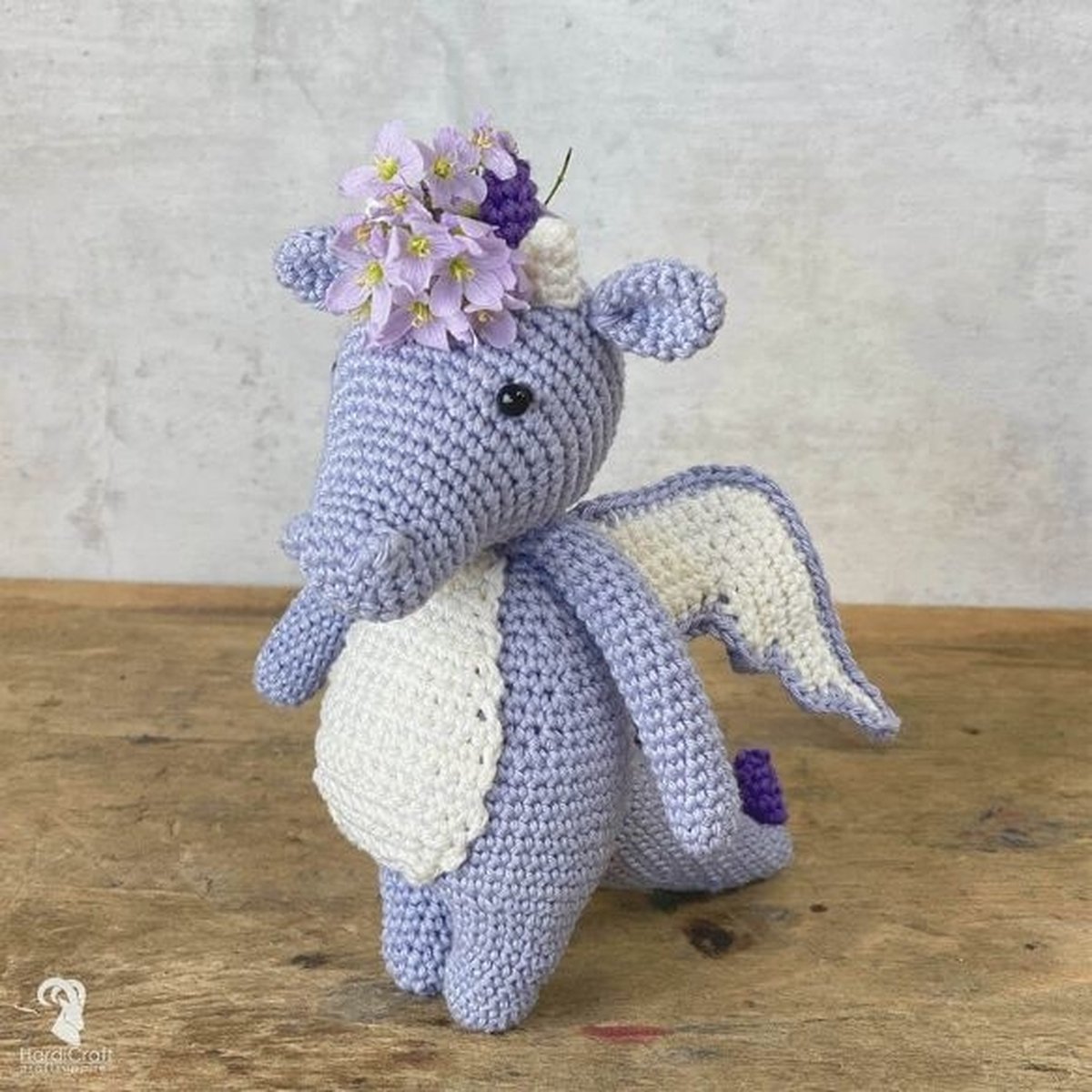 Hardicraft Syl Dragon Haakpakket - Haken - DIY - Voor Volwassenen - Knuffels - Haakpakketten — afbeelding 2